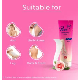 Paree Hair Removal Cream for Women  Silky Soft Smoothing Skin with Rose Extract Cream 50G 